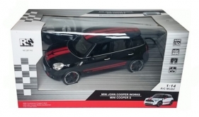 Mini Cooper S zdalnie sterowany skala 1:14 czarny - <br />