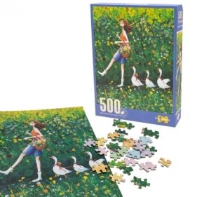 Puzzle, Dziewczyna z gąskami 500 el. (127101)
