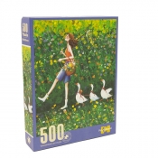 Puzzle, Dziewczyna z gąskami 500 el. (127101)