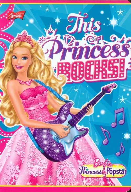 Zeszyt A5 Barbie w linie 32 kartki Princess Rocks