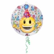 Balon foliowy w balonie Emoticon w kapeluszu