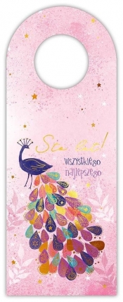 Zawieszka na butelkę - Paw