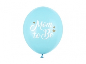 Balony Mom to Be Blue 30cm 6szt