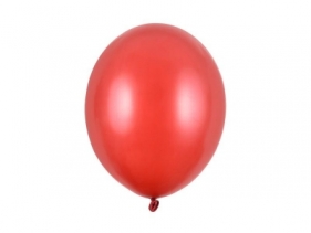 Balony Strong Metallic Poppy Red 30cm 50szt