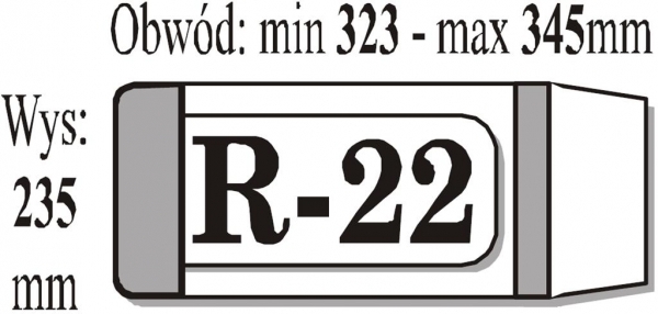 IKS, Okładka książkowa regulowana R22, 1 szt. (mix kolorów)