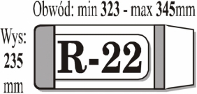 IKS, Okładka książkowa regulowana R22, 1 szt.