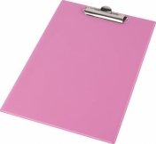 Deska z klipem Panta Plast A4 - różowa pastel