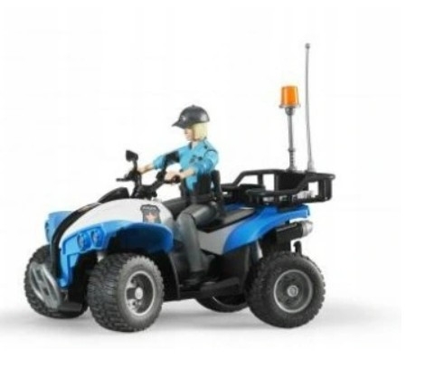 Pojazd Quad z policjantką i akcesoriami (BR-63010)