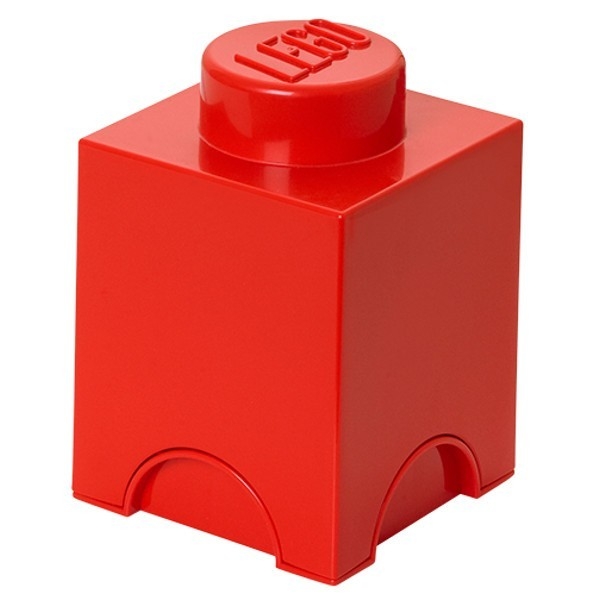 LEGO, Pojemnik klocek Brick 1 - Czerwony (40011730)