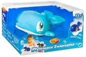 Pływające zwierzątka błękitny