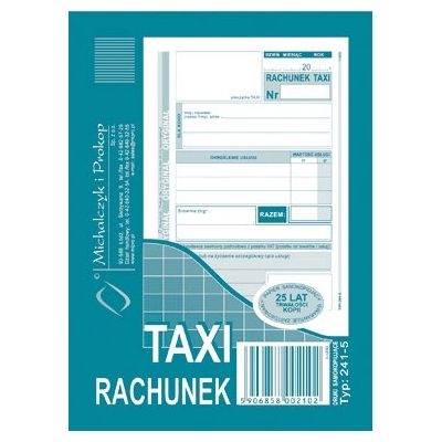 Rachunek  TAXI A6         241-5