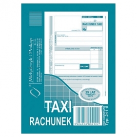 Rachunek TAXI A6 241-5