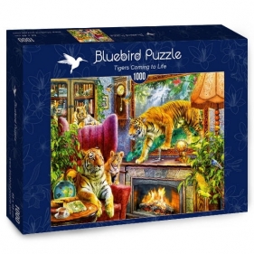 Bluebird Puzzle 1000: Rodzina tygrysów (70310)