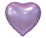  Balon foliowy Serce matowe liliowe 45cm