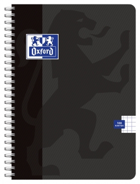 Kołozeszyt Top 2000 Oxford Standard, A4/100k, kratka 90g, 2 spirale (400107151)