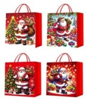 Torebka prezentowa M Boże Narodzenie brokat mix