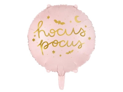 Balon foliowy Hocus Pocus różowy 45cm