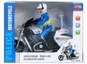 Motocyklista policjant