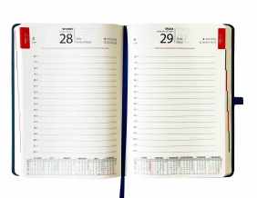 Kalendarz książkowy 2026 A5 Dzienny - Lux Metalic, 1 szt