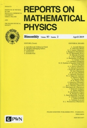 Reports on Mathematical Physics 83/2 Polska - Opracowanie zbiorowe