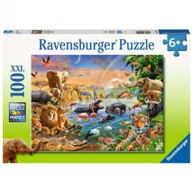 Ravensburger, Puzzle XXL 100: Studnia w dżungli (12910)