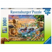 Ravensburger, Puzzle XXL 100: Studnia w dżungli (12910)