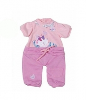Ubranko dla lalki my little Baby born Romper Collection różowo-fioletowe - <br />