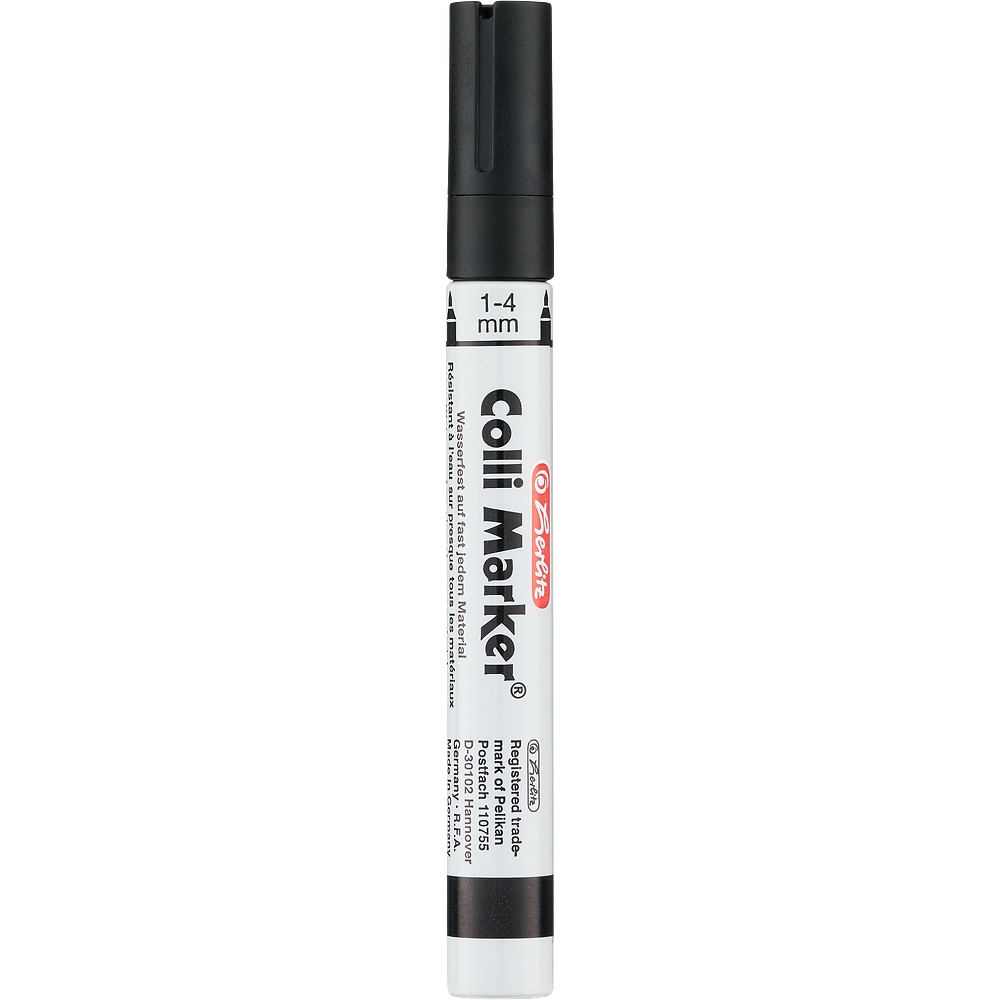 Marker permanentny Colli-Marker - czarny, 1 szt