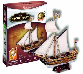 Puzzle 3D: Żaglowiec Yacht Mary (306-24010)