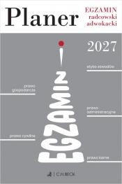 Planer. Egzamin radcowski i adwokacki 2027 - Opracowanie zbiorowe