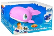 Pływające zwierzątka różowe