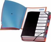 Teczka segregująca Bantex A4 PP SP czarna 317010 - Bantex