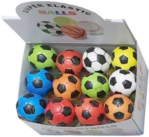 Piłka odbijająca się 6,3cm MIX