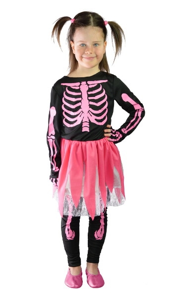 <img src='https://webimage.pl/pics/103/2/d5902934232098Z5653.jpg' style='height:440px' /> Strój dziecięcy Szkieletka S Halloween