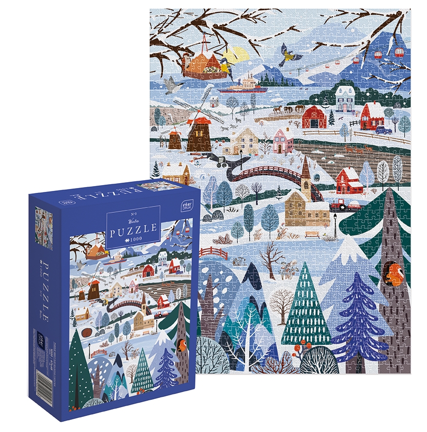 Puzzle 1000: Four Seasons 3 - Winter