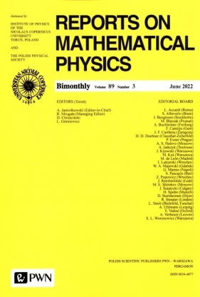 Reports on Mathematical Physics 89/3 2022 Kraj