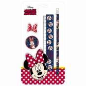 Zestaw 4 przyborów szkolnych Minnie
