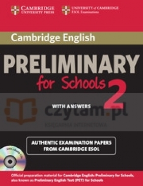 Cambridge English Preliminary for Schools 2 Student's Book with Answers