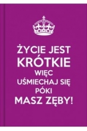 Brulion w linię Keep Calm. A5 96 kartek