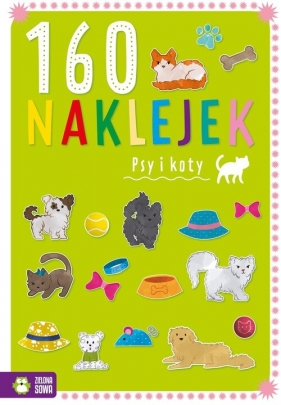 160 naklejek. Psy i koty