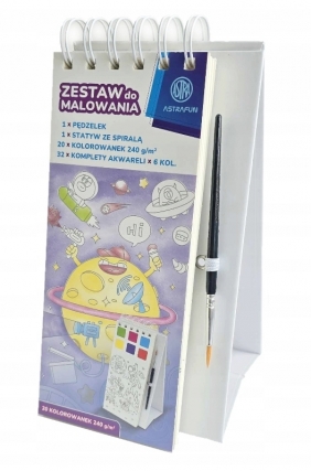 Zestaw do malowania z farbami AstraFun 20 kol + pędzel, 1 szt. (320024071)