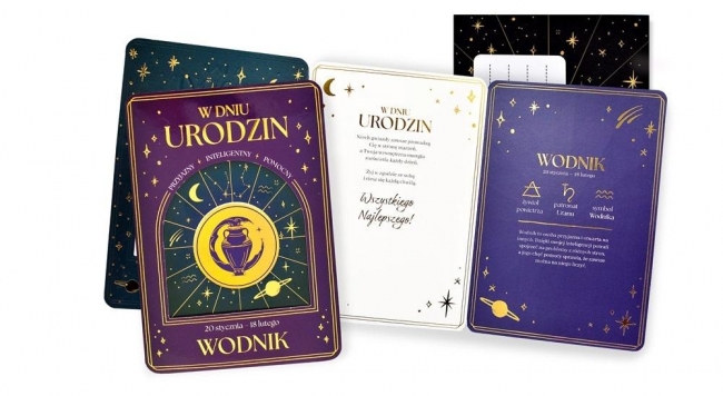 <img src='https://webimage.pl/pics/103/6/d5906850816103.jpg' style='height:440px' /> Karnet Urodziny (znaki zodiaku, Wodnik)