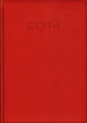 Kalendarz 2014 B5 51T Czerwień menadżerski tygodniowy - <br />