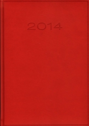 Kalendarz 2014 B5 51T Czerwień menadżerski tygodniowy - <br />