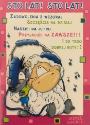 Karnet Smile B6 + koperta wzór nr 03 (opakowanie 4 sztuki)