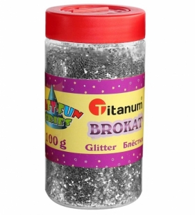 Brokat sypki Titanum Craft-Fun Series 113 g - srebrny (360415)