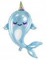 Balon foliowy Narwal 53x87cm