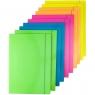 Teczka A4 z gumką fluo mix kolorów (10szt) D.RECT