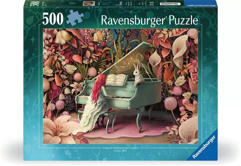 Ravensburger, Puzzle 500: Bajkowy fortepian (12001010)