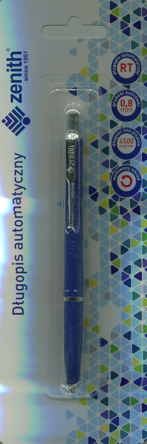 Długopis automatyczny zenith 7 blister granatowy